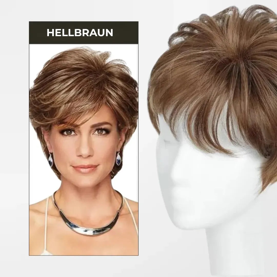 Top Closure - Natürlicher Haar-Topper Kurz | Bei Haarausfall und lichten Stellen