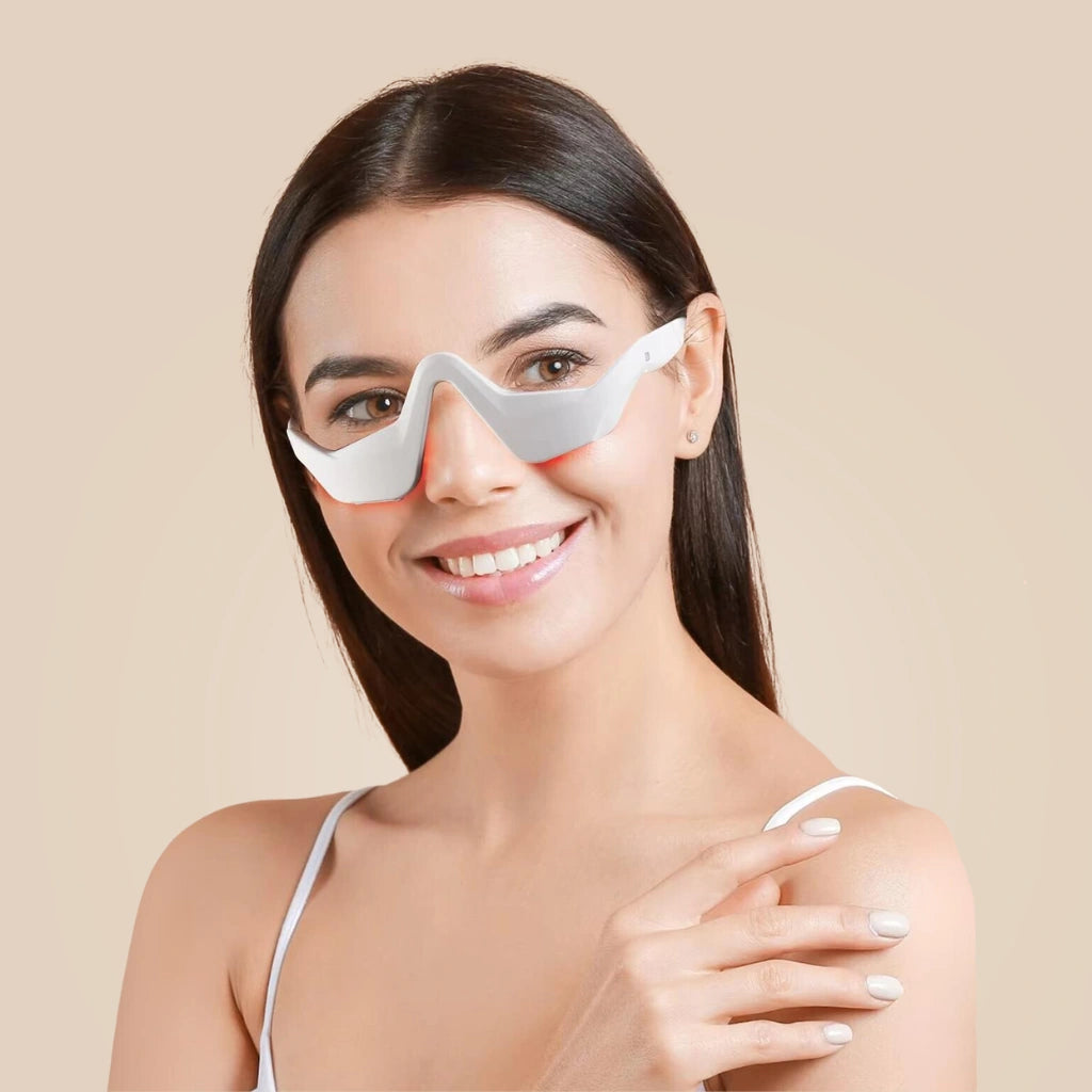Red Light Therapiebrille – Gegen Augenringe & Schwellungen