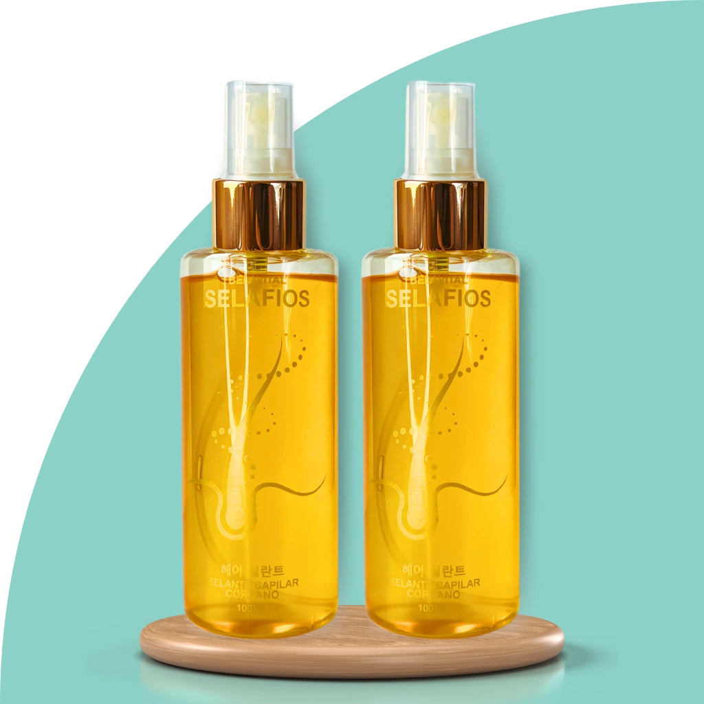 SelaFios Hitzeschutzspray 10-in-1 | Glanz, Pflege & Anti-Frizz für strapaziertes Haar