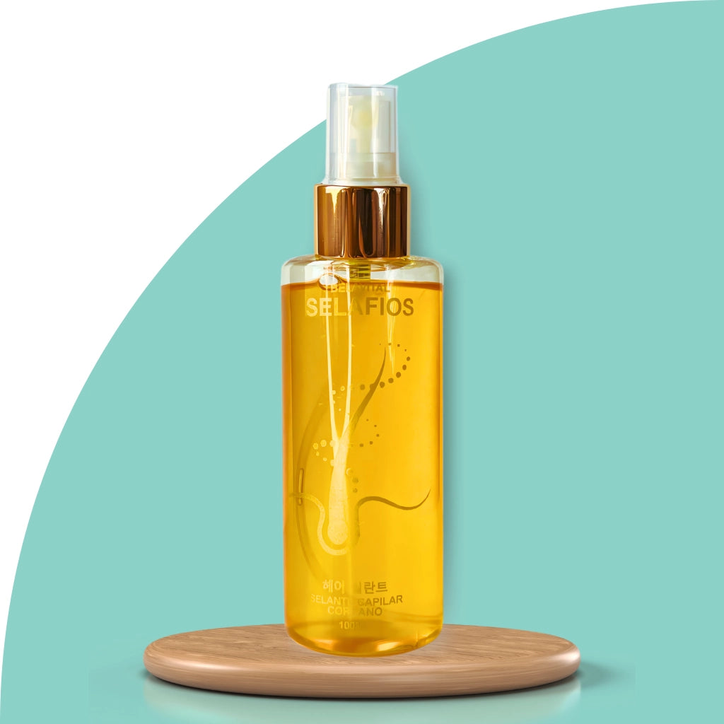 SelaFios Hitzeschutzspray 10-in-1 | Glanz, Pflege & Anti-Frizz für strapaziertes Haar