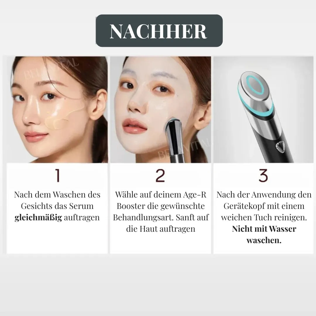 AGE-R Booster Pro – Koreanisches Beauty-Gerät für strahlende Haut