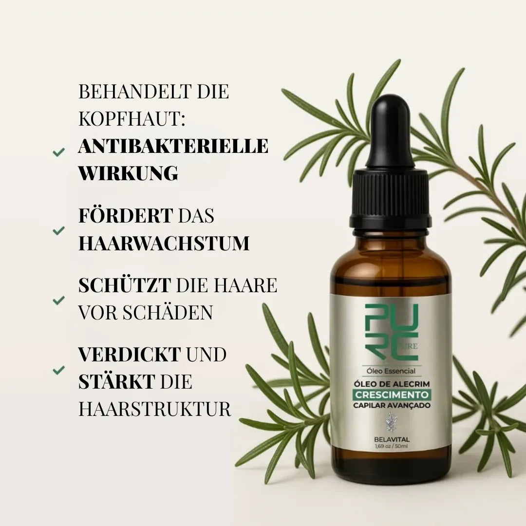 Anti-Haarausfall Kit: TheraBrush™ & Rosmarinöl