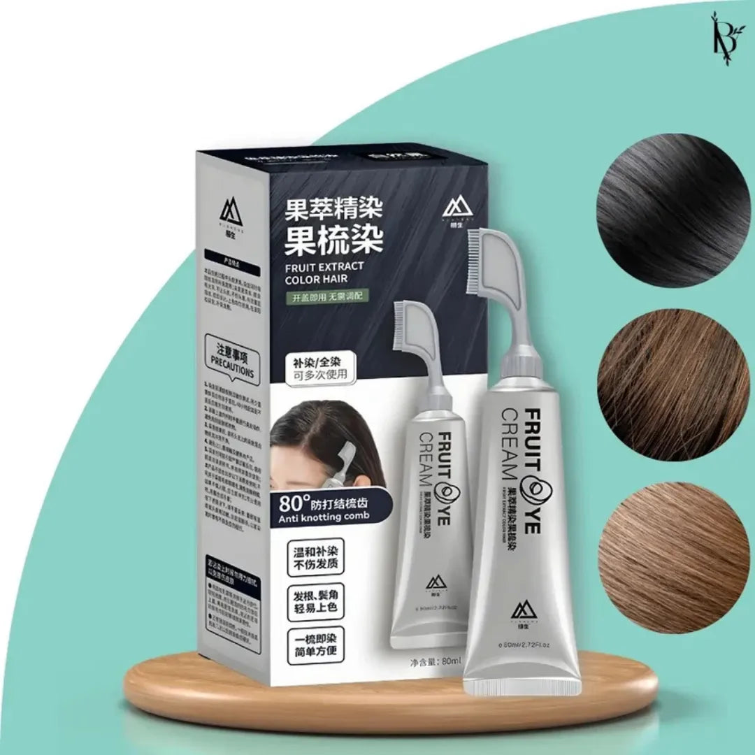NaturiColor Haarfarbe ohne Ammoniak + Kamm als Geschenk
