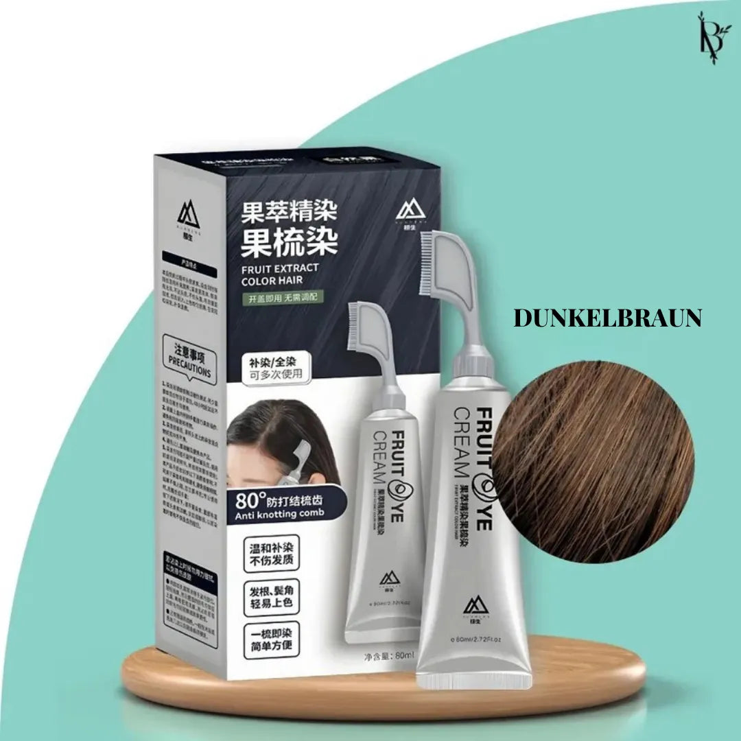 NaturiColor Haarfarbe ohne Ammoniak + Kamm als Geschenk