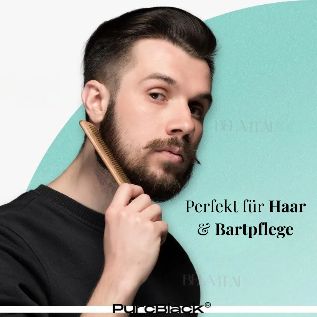 PurcBlack: Natürliches Shampoo zum Abdunkeln von Haar und Bart