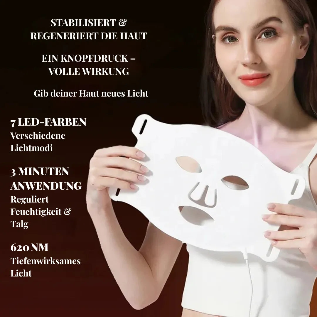 Vital Skin 7C® LED-Gesichtsmaske – Anti-Aging & Hautpflege in 7 Farben