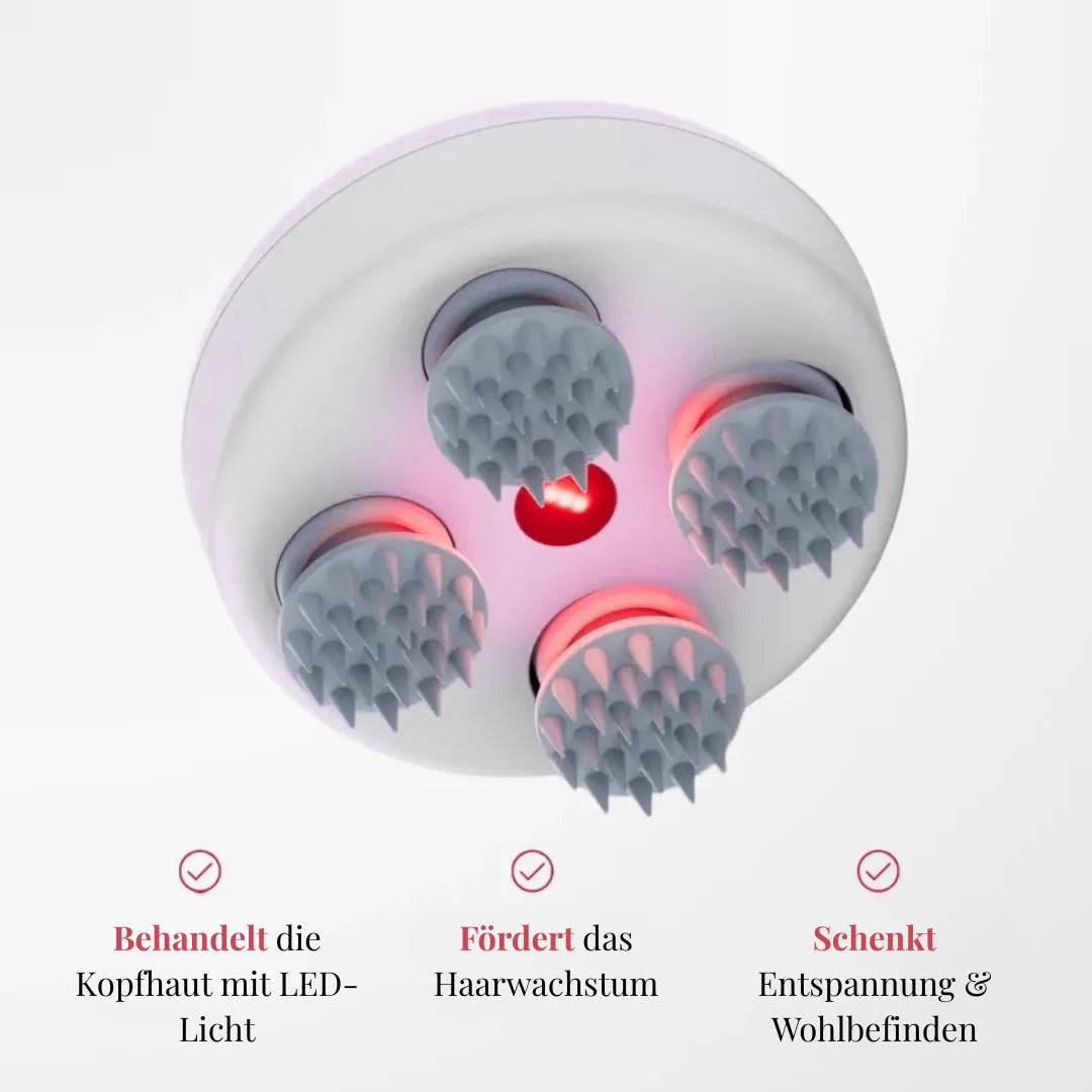 Elektrische Kopfhaut-Massagebürste – Haarwachstum & Entspannung