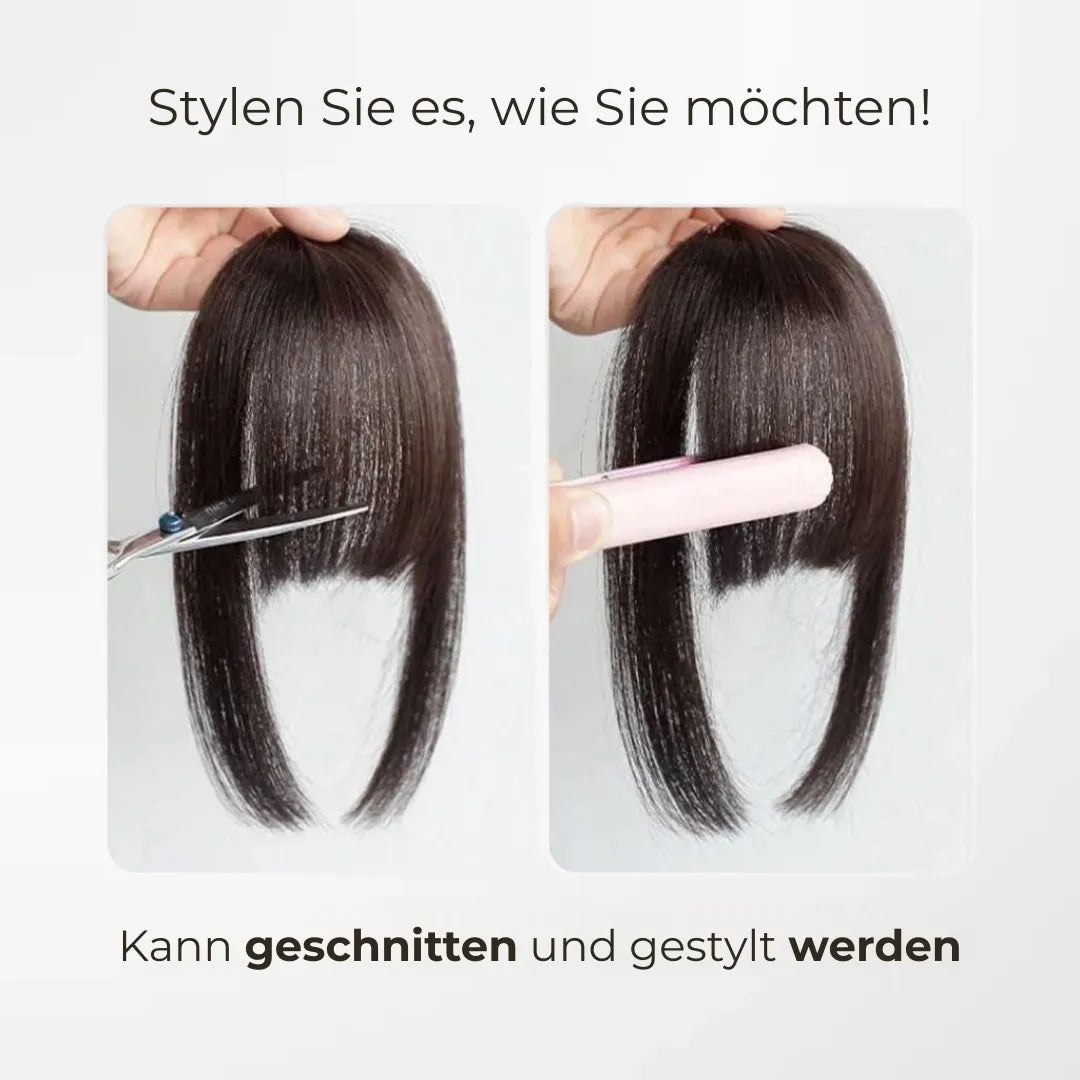 Clip-In Pony aus Echthaar mit 3D-Technologie | Sofortiger Look-Wechsel ohne Schneiden html Copiar Editar