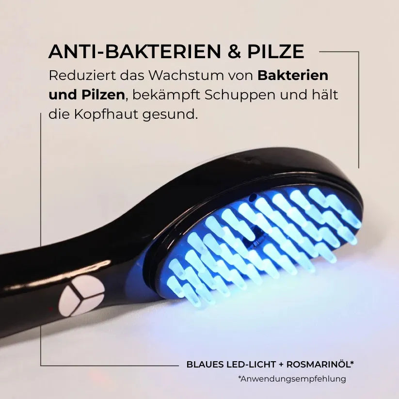 TheraBrush 4-in-1 – Anti-Haarausfall Bürste mit Licht-, Massage- & Aromatherapie