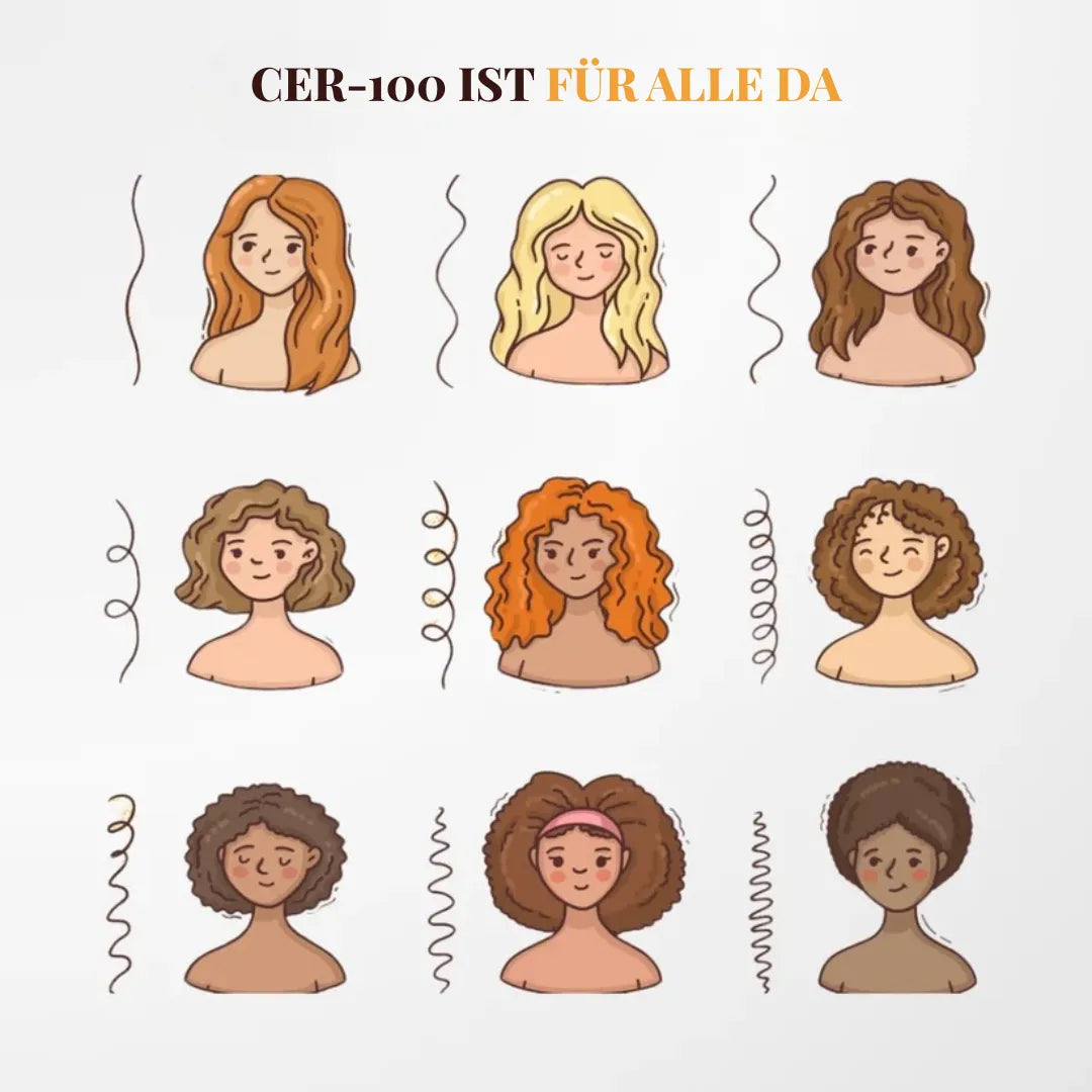 CER-100 Haarmaske zur Tiefenrekonstruktion – Glanz & Stärke von der Wurzel bis zur Spitze