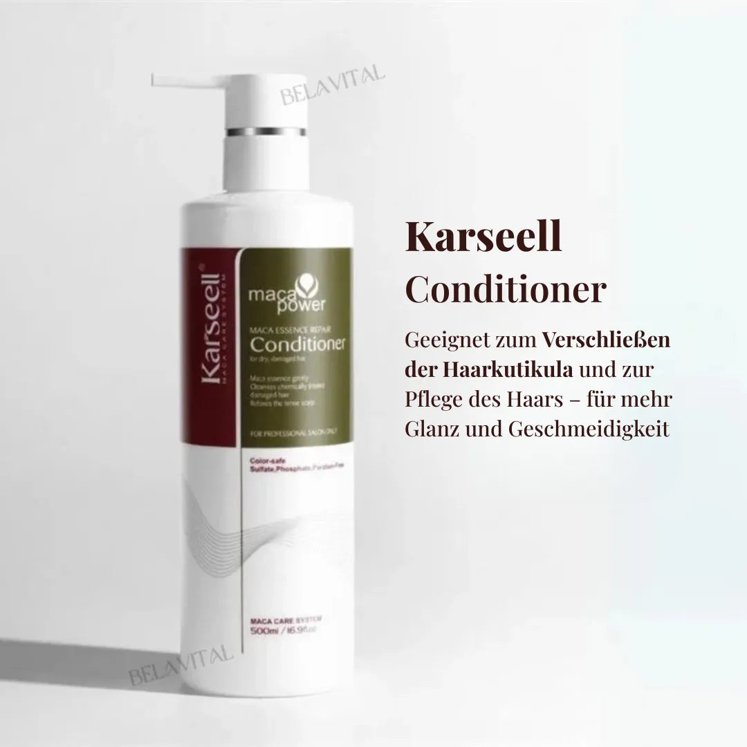 Karseell Komplett-Set: Shampoo, Spülung & Maske – Intensivpflege für trockenes und geschädigtes Haar