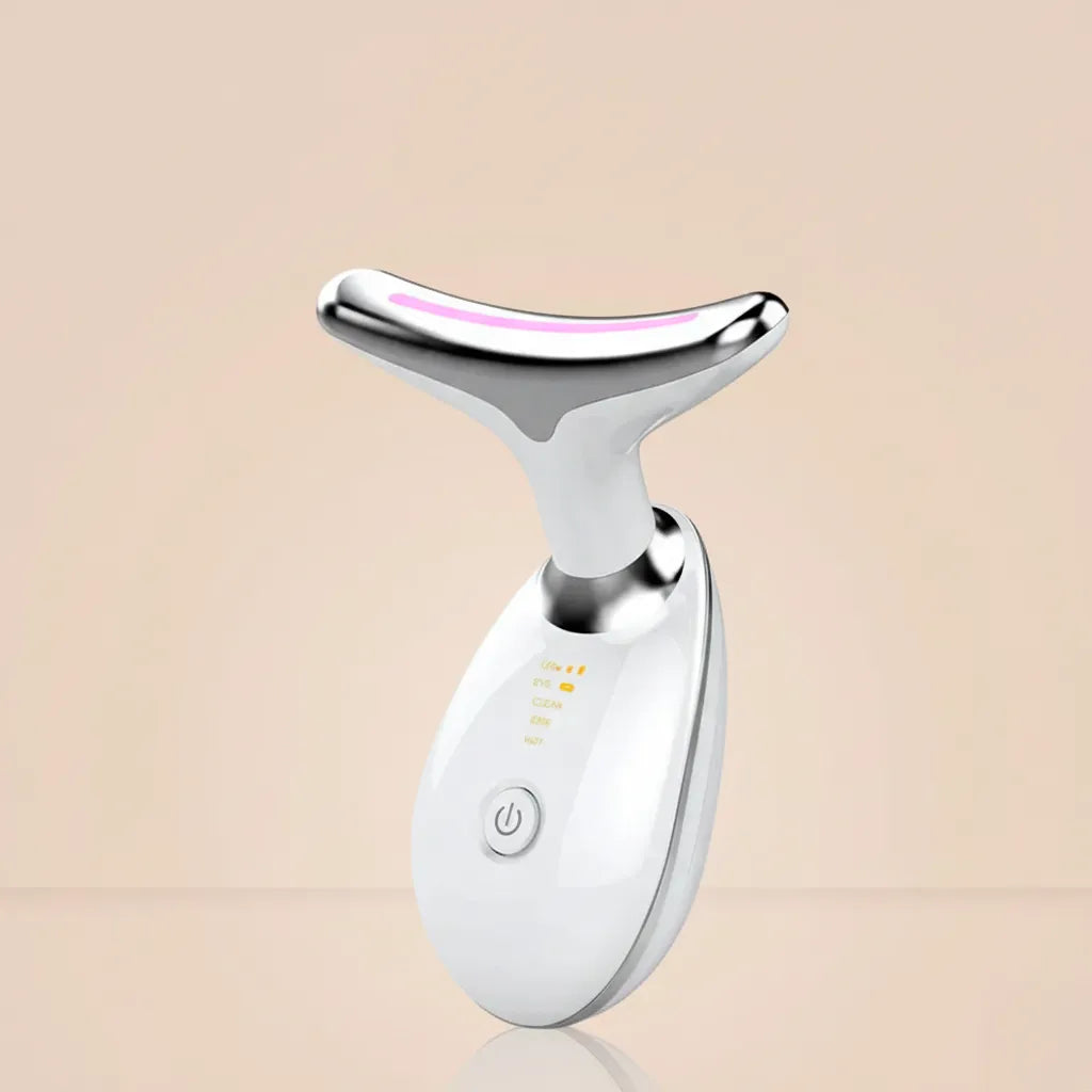 LED-Gesichtsmassager mit Lifting-Effekt – Gegen Falten & Doppelkinn