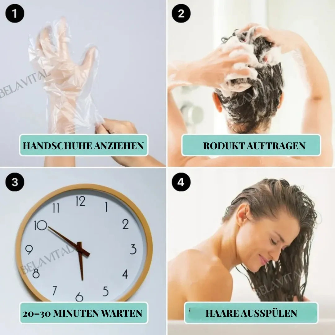 Magisches 3-in-1-Tönungs-Shampoo: Strahlende Farbe, Pflege & Glanz