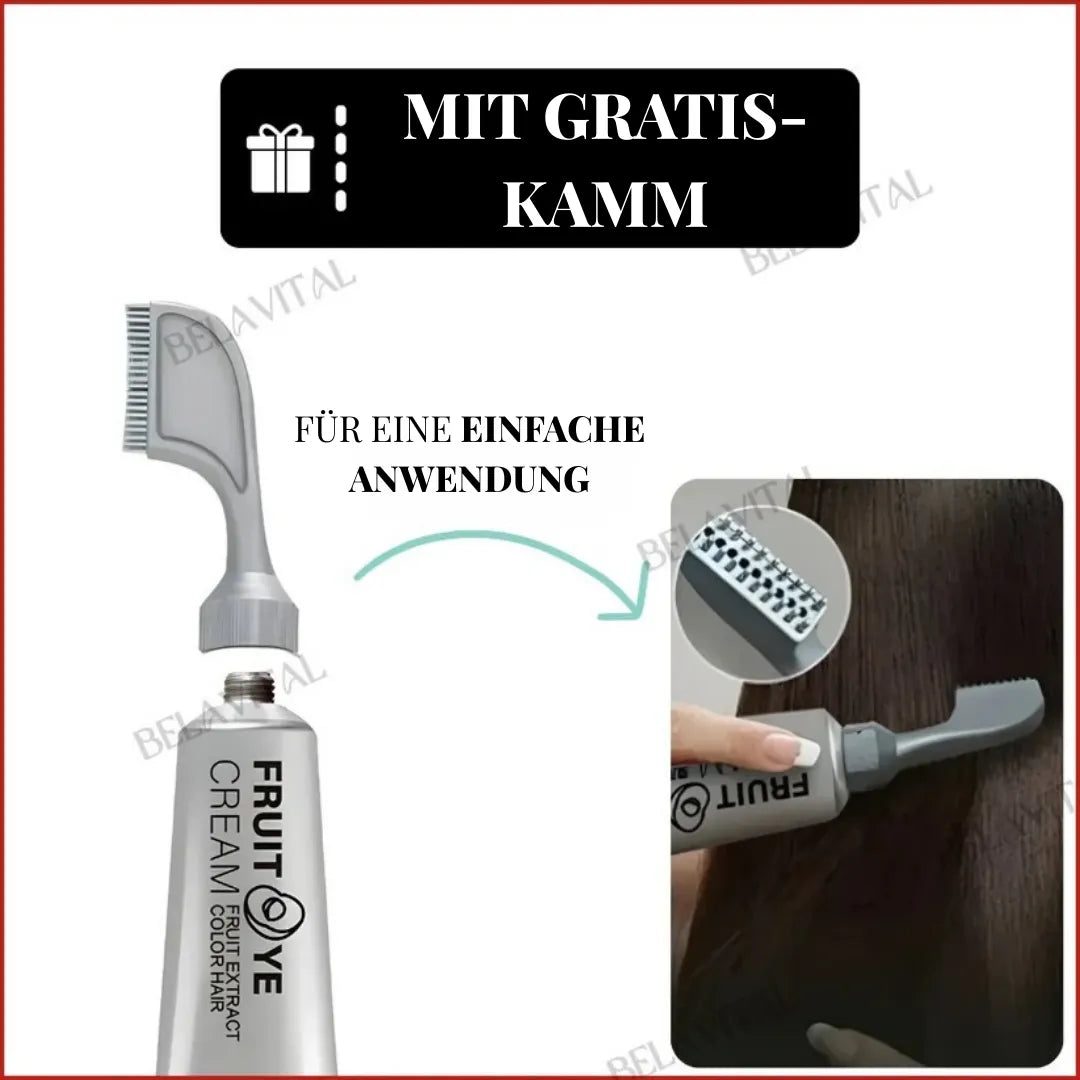 NaturiColor Haarfarbe ohne Ammoniak + Kamm als Geschenk