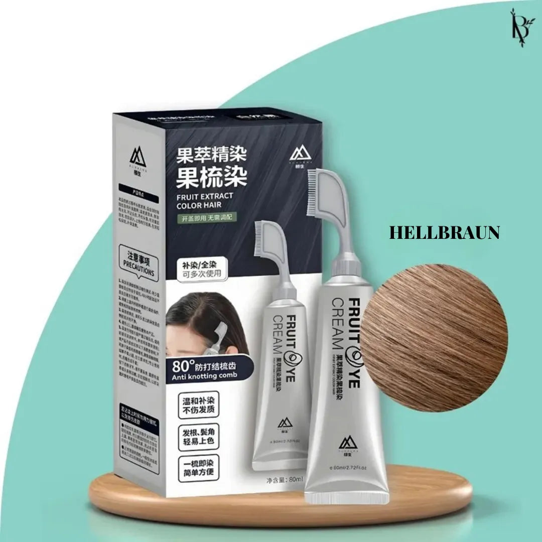 NaturiColor Haarfarbe ohne Ammoniak + Kamm als Geschenk