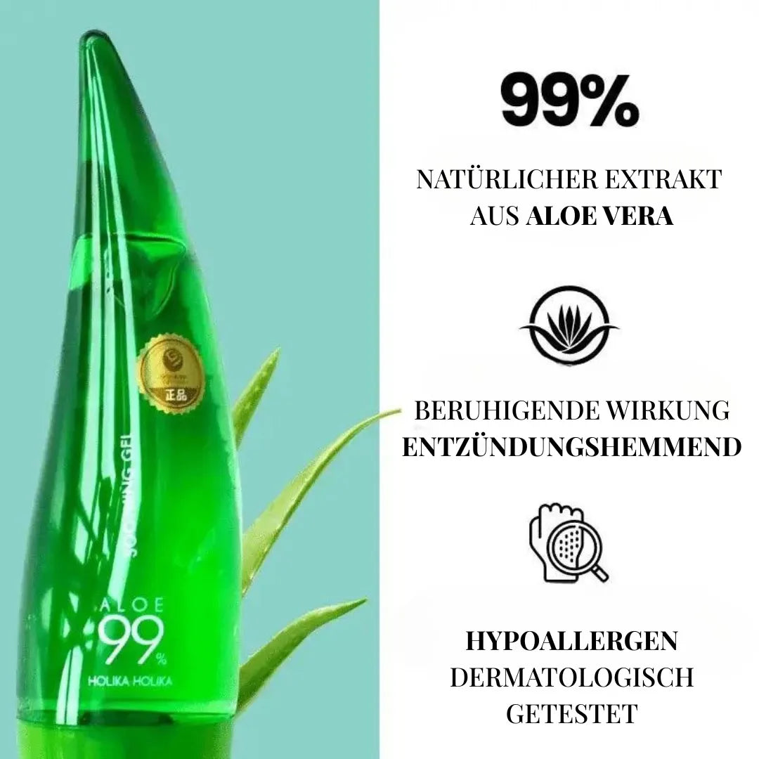 Reines Aloe Vera Gel – Für Gesicht & Haare | 100 % Natur