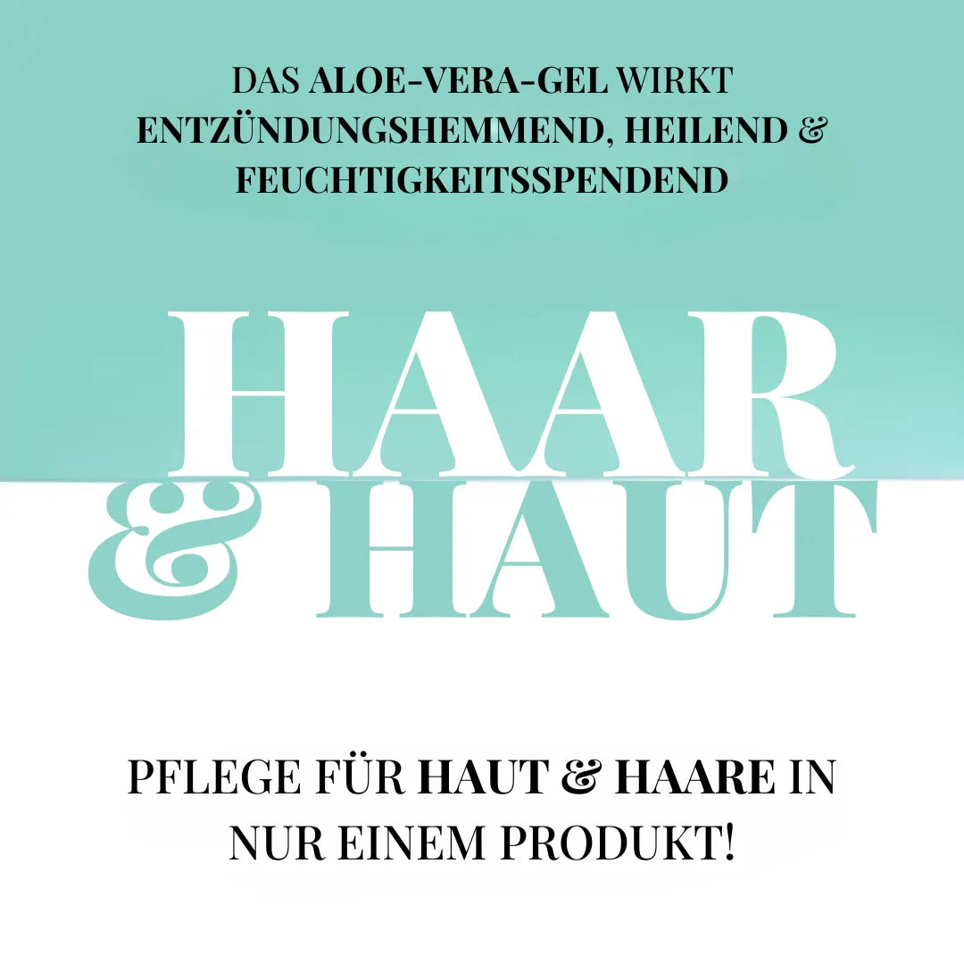 Reines Aloe Vera Gel – Für Gesicht & Haare | 100 % Natur